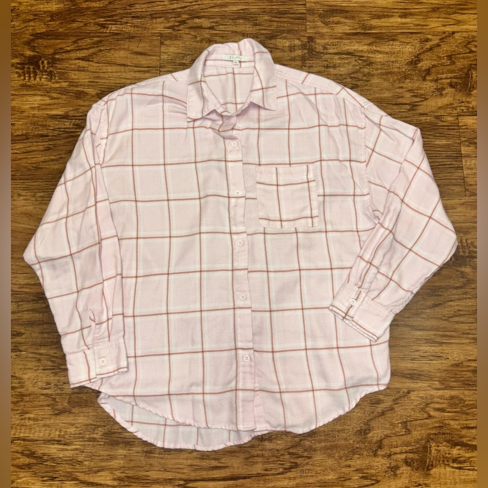 Z Supply Flannel Shirt Size Large